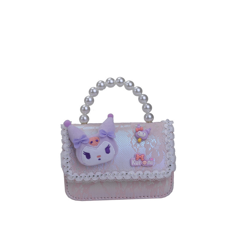 Children's chanel-style fashionable single-shoulder bag, cross-border coolmi girl cartoon princess trendy parent-child crossbody bag Item Picture