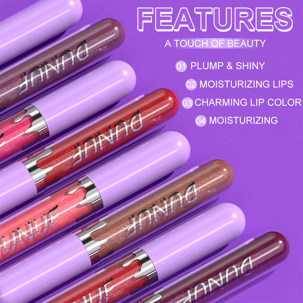 Check out DUNUF 5-tube Moisturizing, hydrating, glossy and easy-to-color lip gloss! Link Disclaimer - Foreign Trade Application Scenario