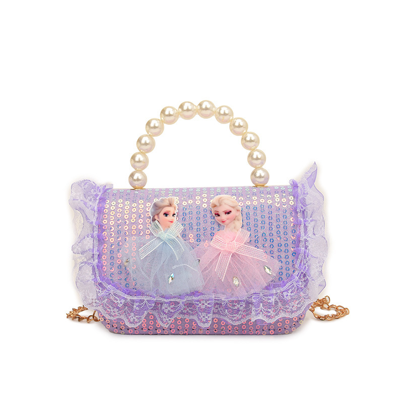 2025 New cute bow princess bag, pearl hand-held, fashionable and versatile, single-shoulder crossbody bag, coin purse, Korean version Item Picture
