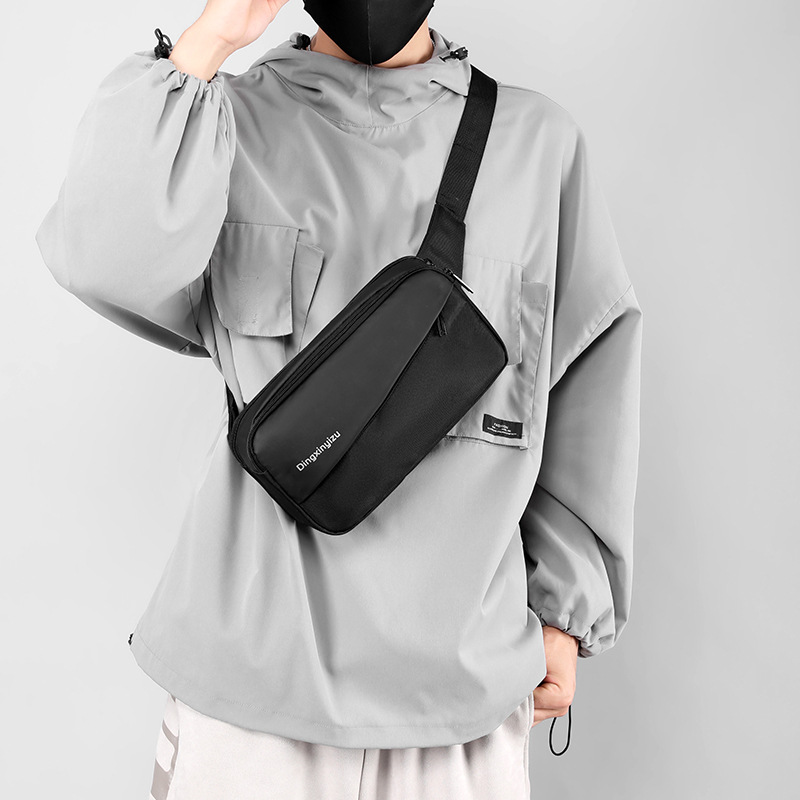 Men's high-end crossbody bag, men's high-end cycling bag, bicycle bag, crossbody bag, single-shoulder bag Specification drawing