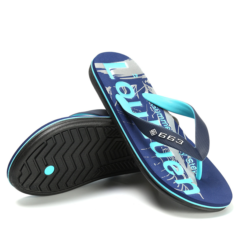 Wholesale of summer men's flip-flops in Lu 'an, outdoor thick-soled men's slippers, casual cool flip-flops for men to wear outside, foreign trade Item Picture