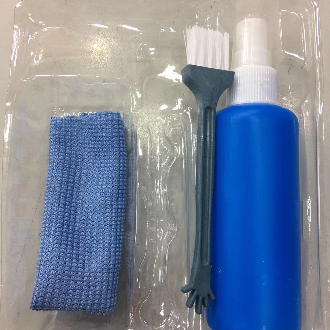Wholesale and delivery of three-in-one bright and clean cleaning sets for laptop, LCD, mobile phone, tablet and screen cleaners and cloths Specification drawing