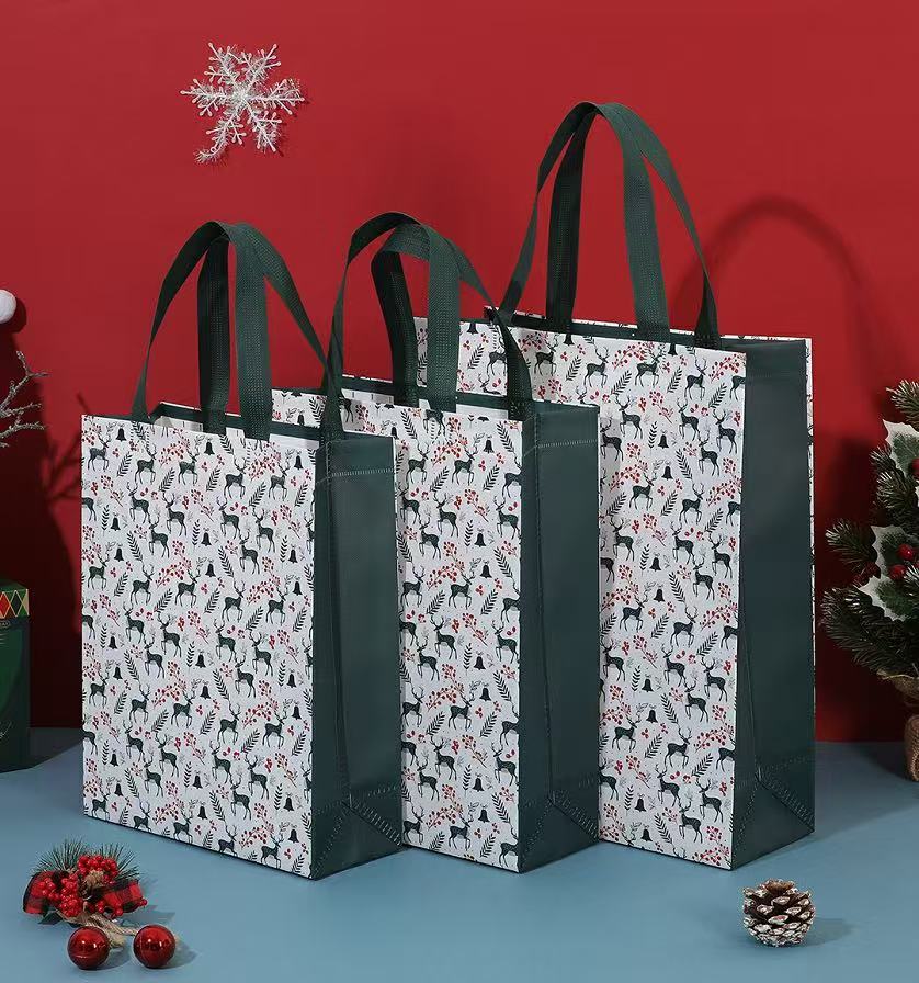 创意彩色礼品包装袋快餐袋外卖袋手提袋打包袋无纺布袋服装购物袋可印logo