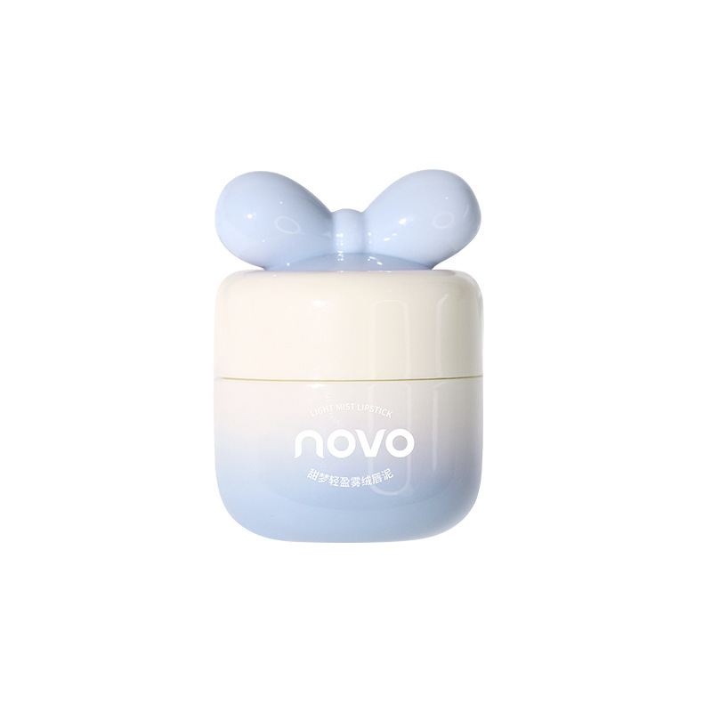 NOVO Sweet Dream Light matte Lip Mud matte finish long-lasting waterproof and non-stick cup, suitable for students to look fair and rosy without makeup Item Picture