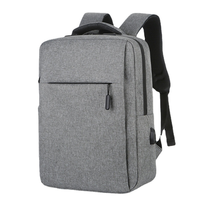 Large-capacity Oxford cloth backpack, 15-inch and 16-inch notebook, business computer bag, student schoolbag with logo printing Item Picture