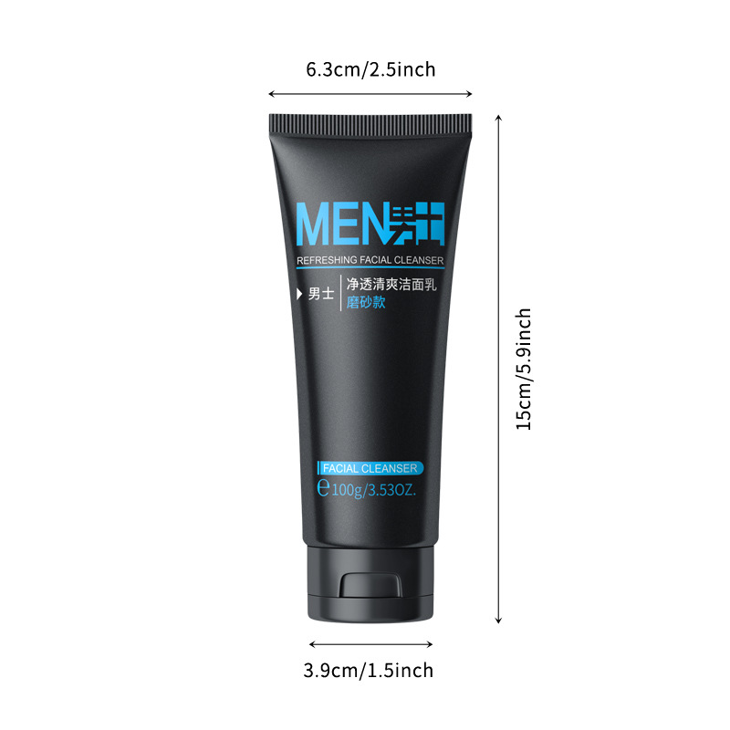 The manufacturer offers a one-piece consignment of 100g of Laicome Men's Facial Cleanser (Scrub type) for pore-cleaning for men Item Picture