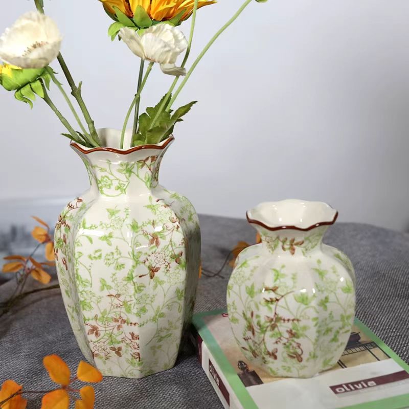 国潮装饰摆件家居装饰艺术品 小巧简约设计花艺插花器  中国风精致陶瓷花瓶 装饰    青花瓷             