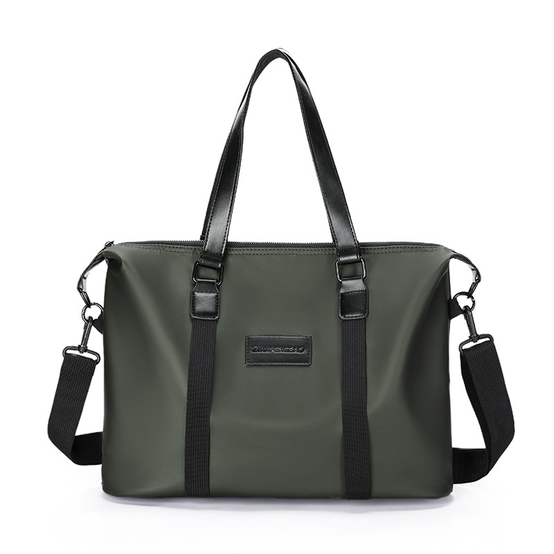 Cross-border men's briefcase, high-end handbag, large-capacity short-distance business trip bag, business single-shoulder luggage bag Item Picture