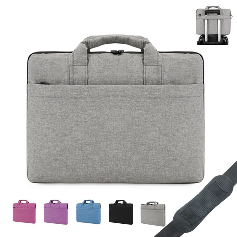 New crossbody bag, 13-inch thin macbook casual handbag, colorful fleece single-shoulder laptop bag full figure