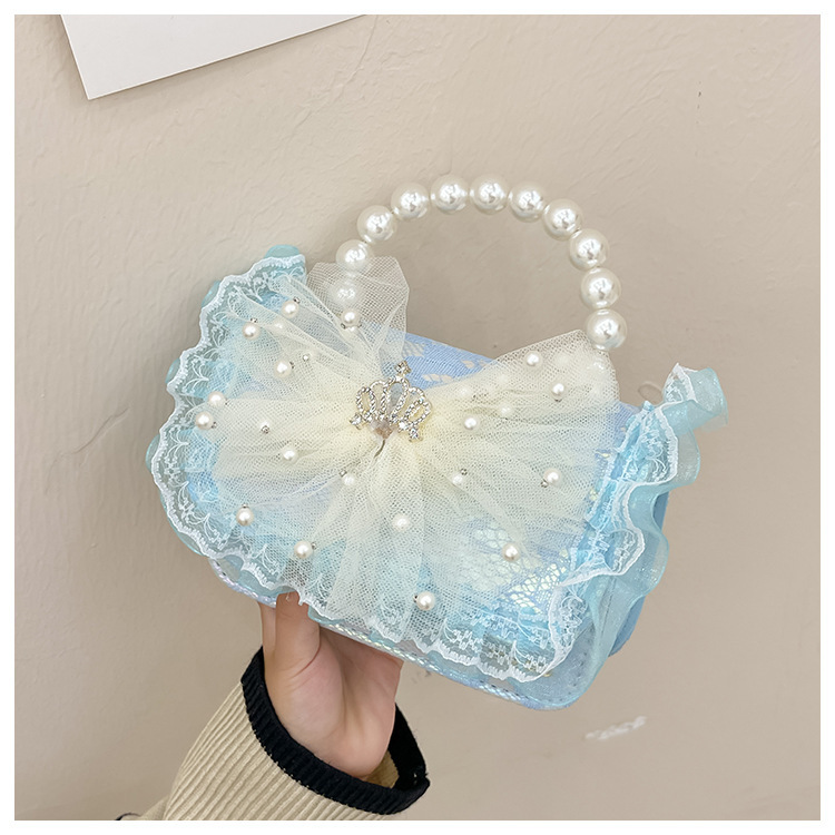 Girls' Bag 2022 New Style Fashionable children's cute hand-held shoulder bag Bao Bao Princess crossbody Bag Small square bag full figure