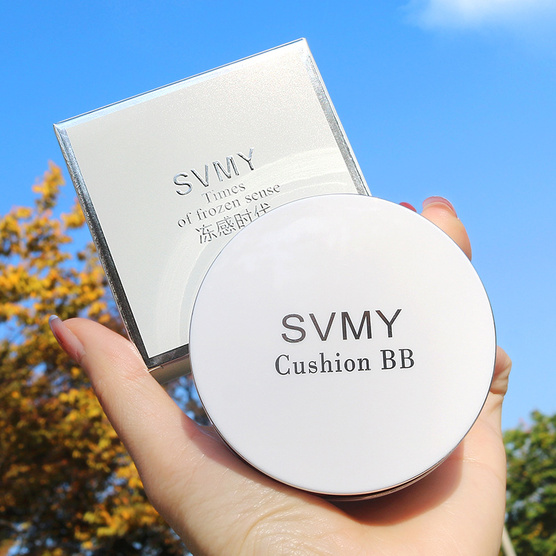 SVMY Light Concealer Cushion BB Cream Nude Makeup Cream Moisturizing Light Natural Brightening cc Cream Student Foundation Application Scenario