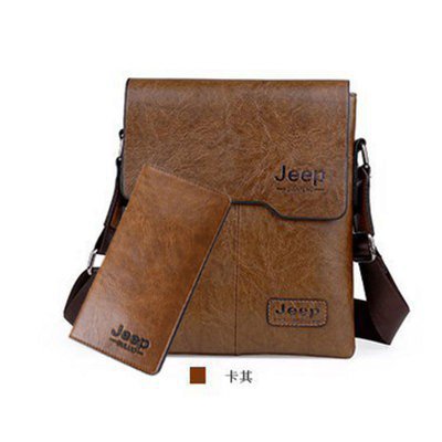 New men's single-shoulder bag, crossbody bag, wallet and lid style business casual men's bag cross-border one-piece consignment global Specification drawing