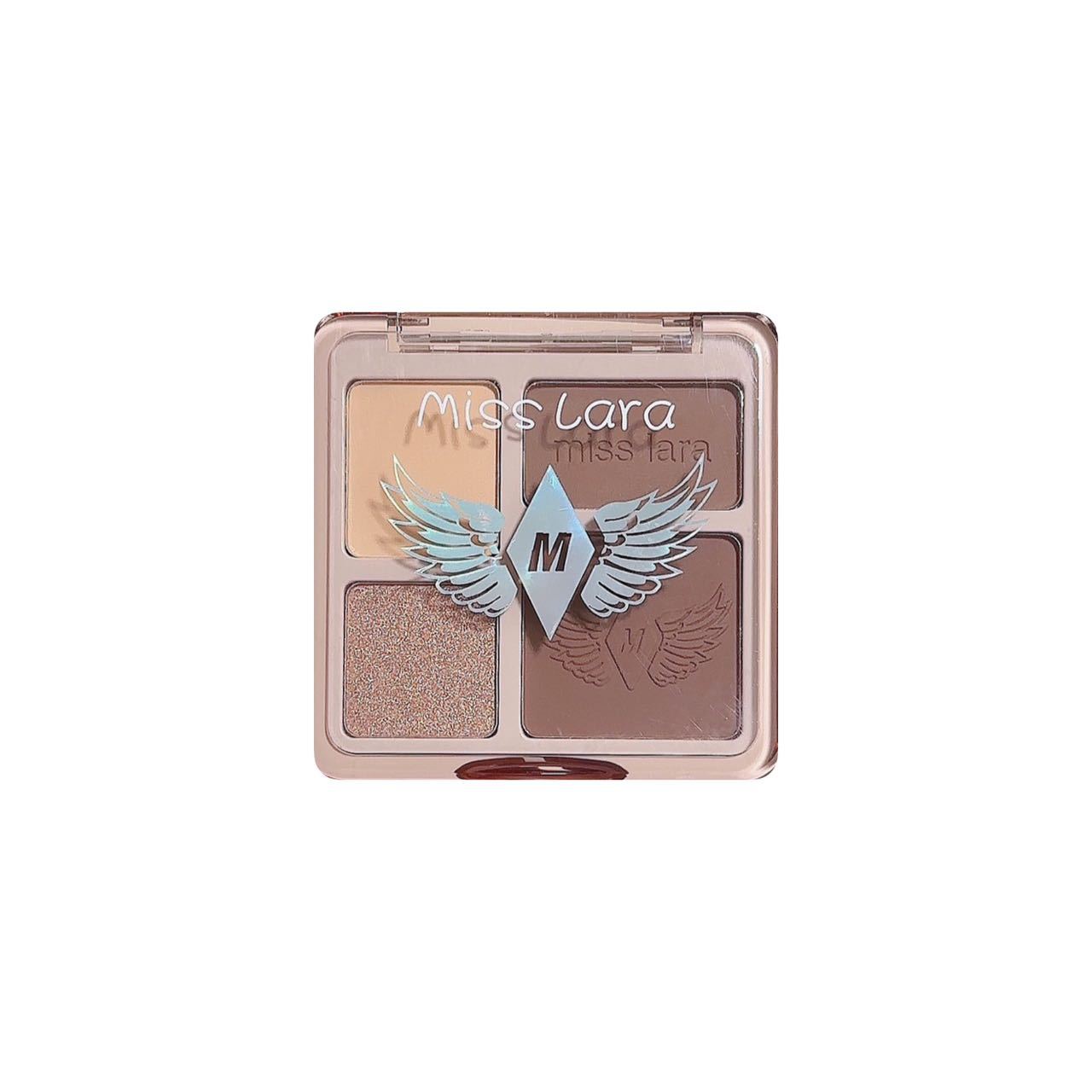 miss lara Four-color Contouring Palette, Highlighter Contouring one-piece Palette, Matte Brightening Glitter Highlighter Eyeshadow Contouring Palette Item Picture