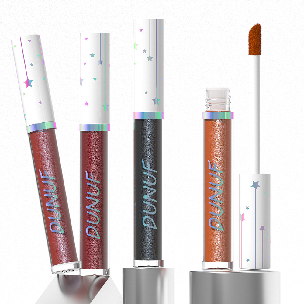 Check out DUNUF 12-color lipstick, pearlescent long-lasting waterproof lip gloss! Link Disclaimer - For Foreign trade only Item Picture