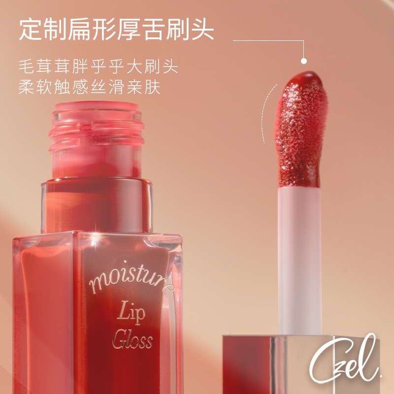 CZEL/ Fuzi Moisturizing Lip Essence, Lip Gloss, Lip Gloss, Lip Gloss, Lipstick, Mirror Surface, Water Luster, Moisturizing and nourishing, easy to color Application Scenario