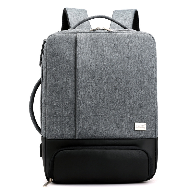 Wholesale multi-functional backpacks, men's business computer bags, Oxford cloth large-capacity student bags, conference gift backpacks Item Picture