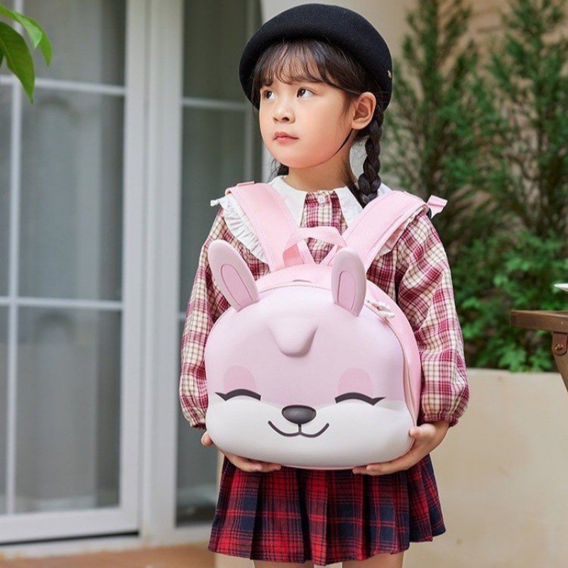 Children's small backpack, cartoon cute rabbit, fashionable and trendy, ultra-light, backpacks for going out and playing, girls' princess bags details Picture