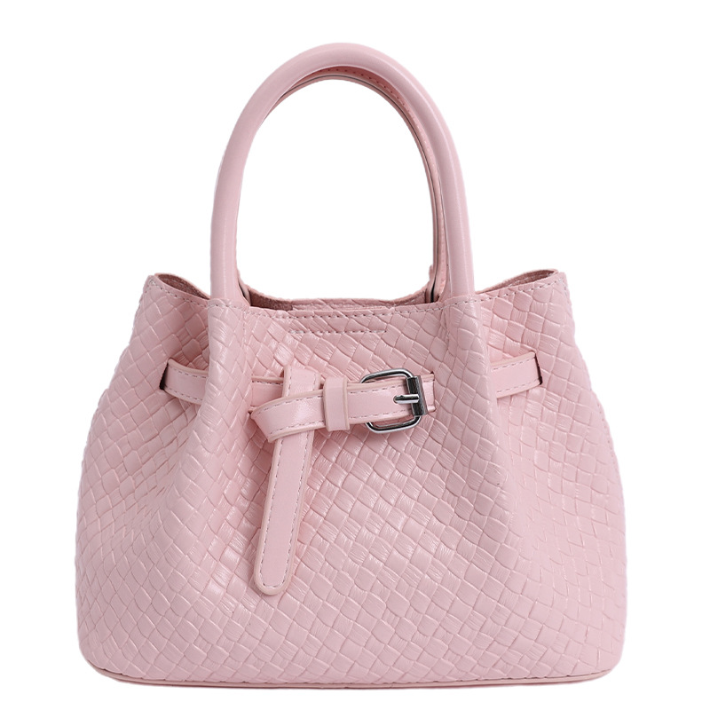 Korean style fashionable handbag for women 2025 summer new simple bucket bag, large capacity and versatile single-shoulder crossbody bag Item Picture