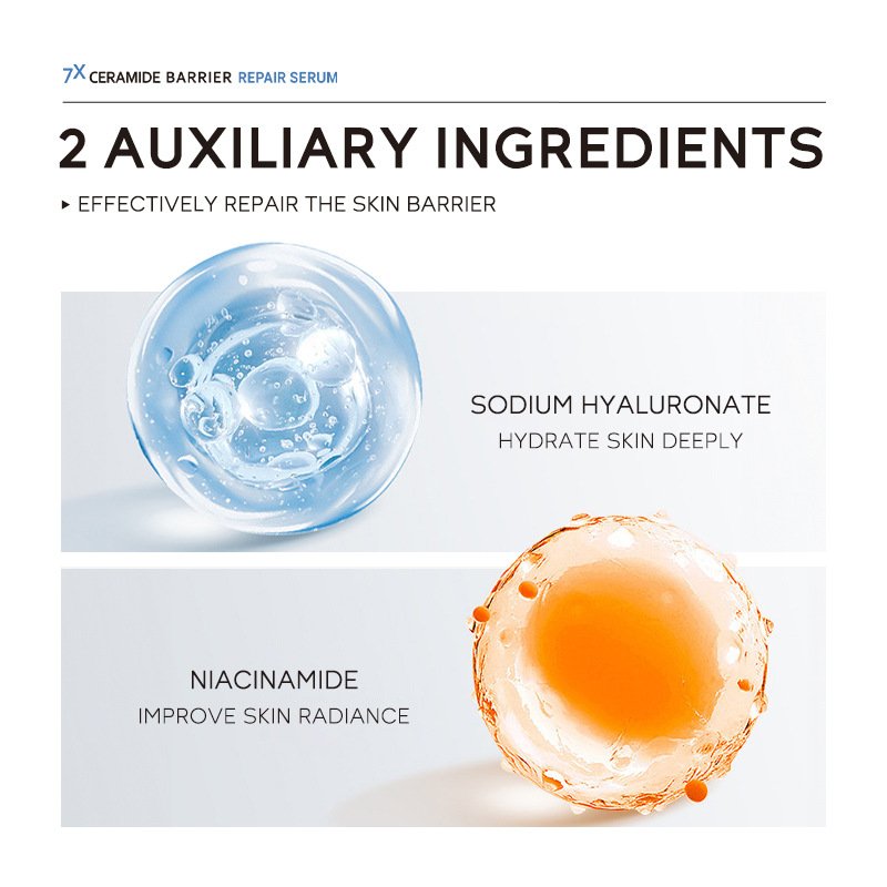Cross-border LAIKOU Ceramide Essence 17ml Hydrating, Moisturizing and brightening skin tone manufacturer's in-stock supply Specification drawing