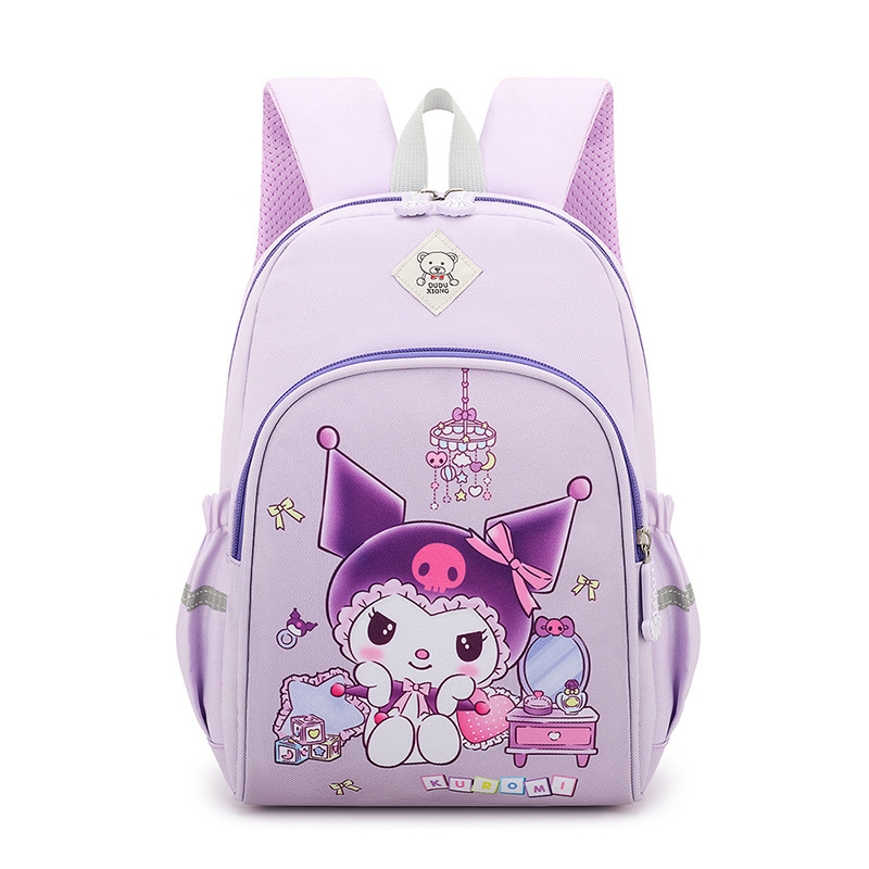New children's schoolbags, cute cartoon backpacks for kindergartens, trendy and relaxing backpacks for boys and girls, and cross-border travel details Picture