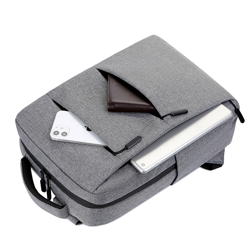 New Oxford fabric backpack with double zippers, waterproof Oxford fabric backpack, laptop, business and commuting backpack Application Scenario