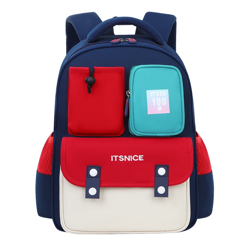 Schoolbag for boys, primary school students from grades three to six, grades one and two, ultra-light for girls, boys and girls, children's burden reduction and spine protection Item Picture