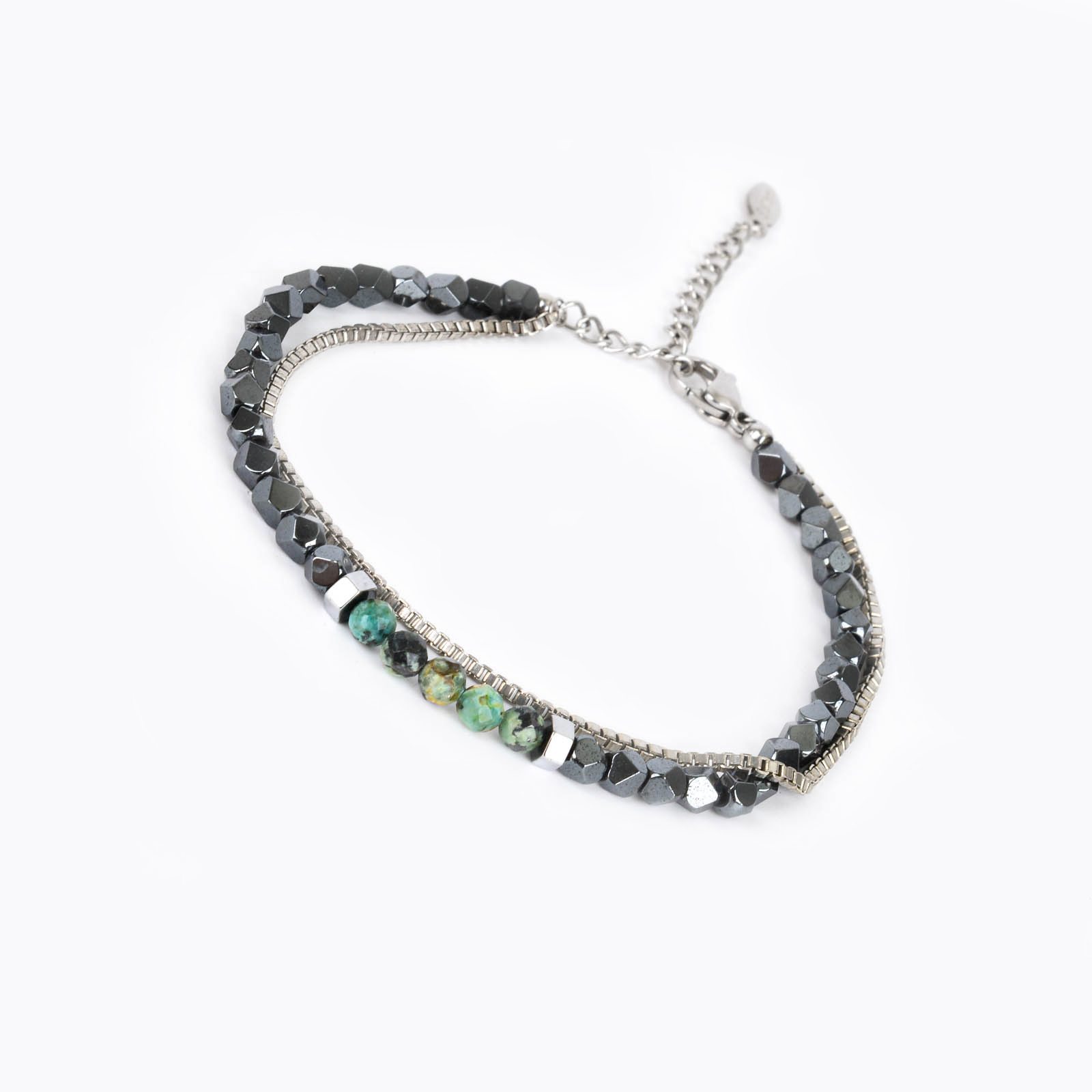 European and American fashionable retro multi-layer glass beaded handcrafted women's bracelets are available for mixed wholesale Specification image