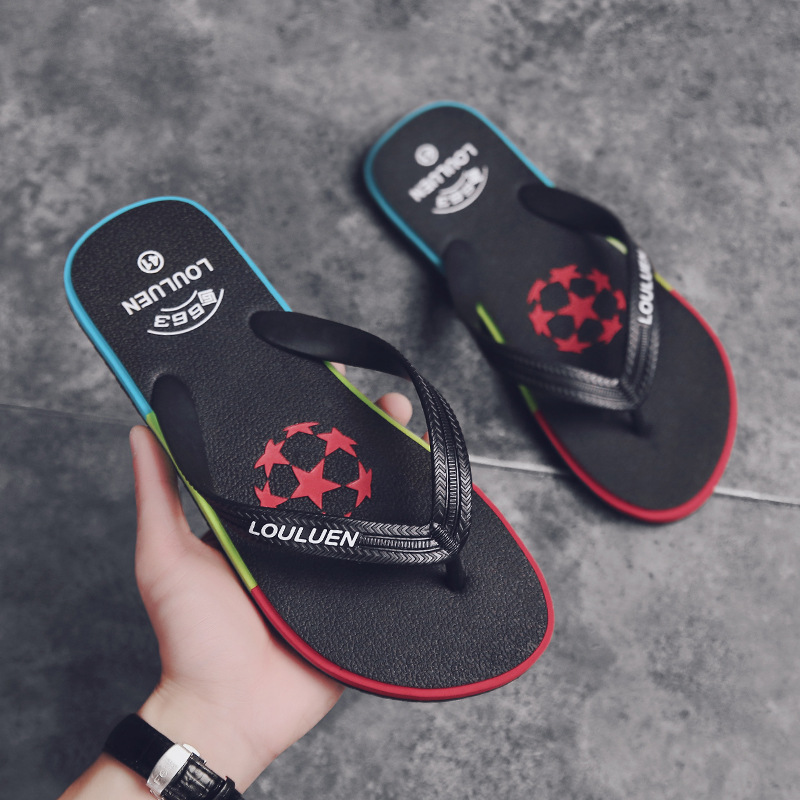 2025 Cross-border summer flip-flops for men, rubber outdoor casual beach slippers, and flip-flops for outerwear, foreign trade details Picture