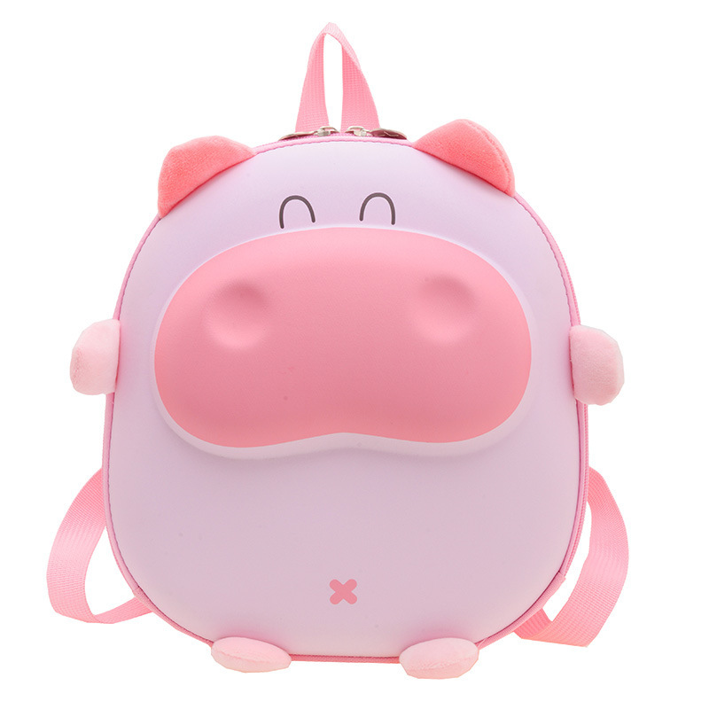 2023 New Children's schoolbag, eggshell bag, cartoon and cute kindergarten schoolbag, small animal children's backpack Item Picture