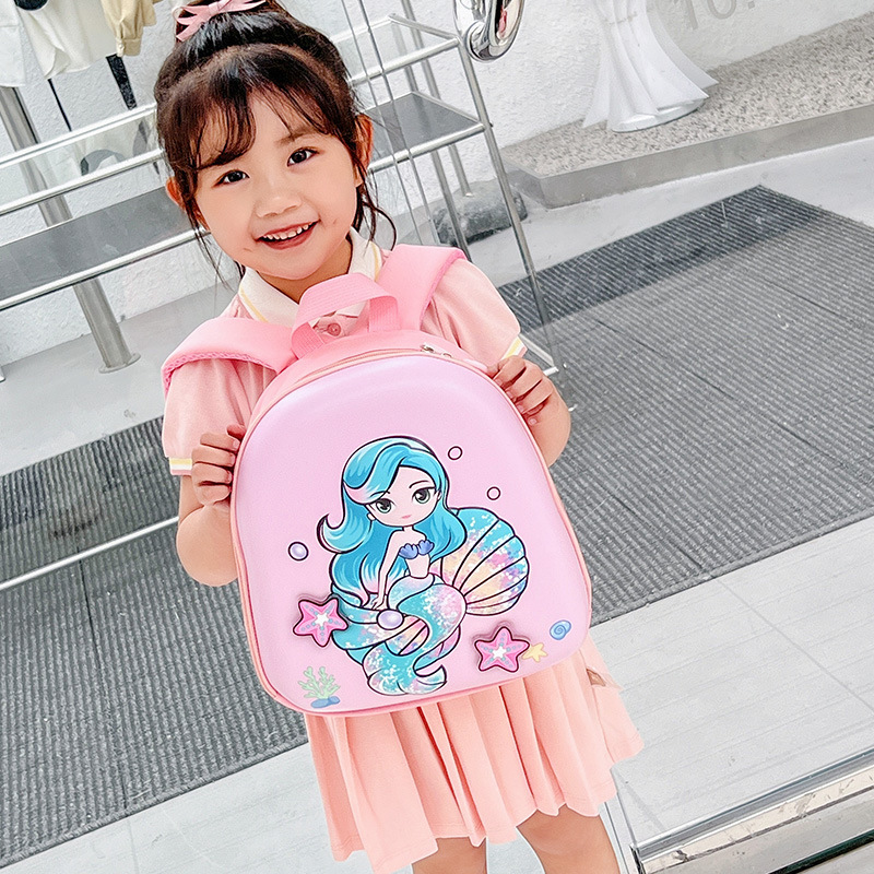 Children's hard shell bags, EVA cute cartoon bags, boys' and girls' kindergarten small class stylish small schoolbags, fashionable backpacks details Picture