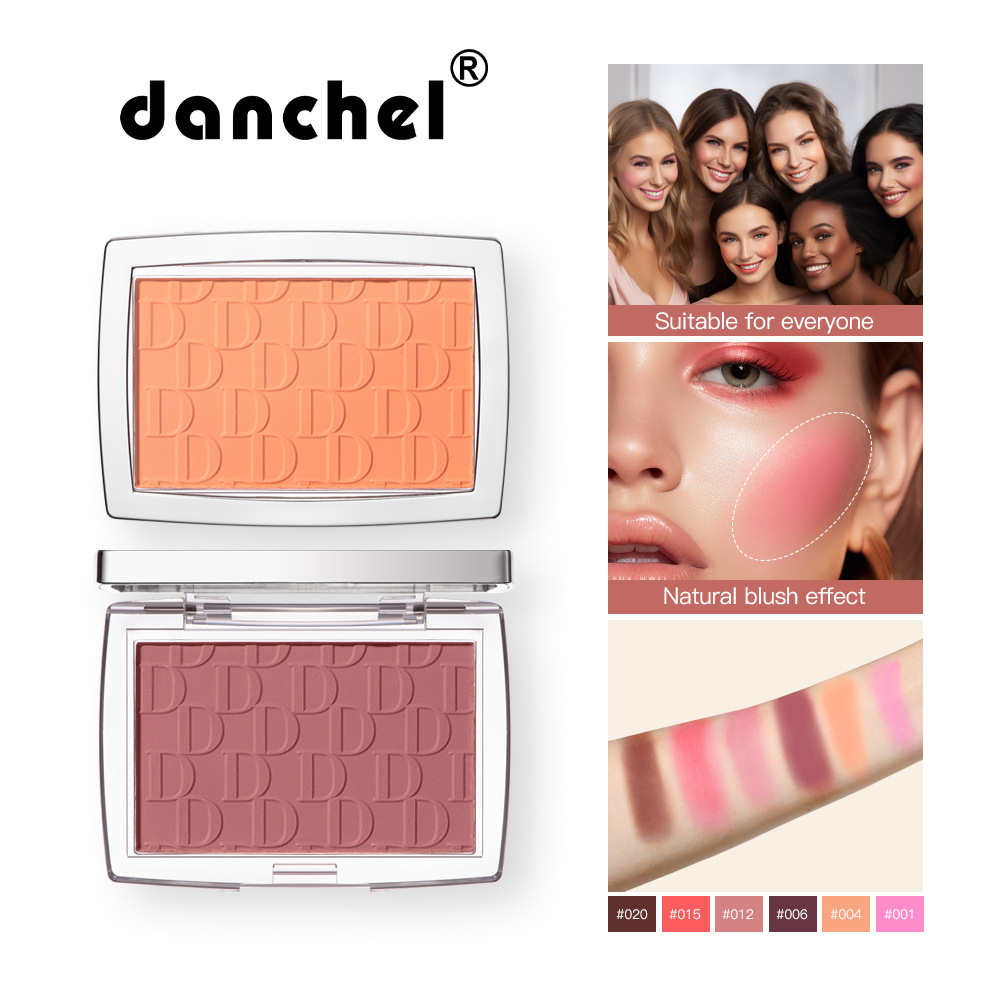 danchel embossed Blush Pink Dark blush palette details Picture