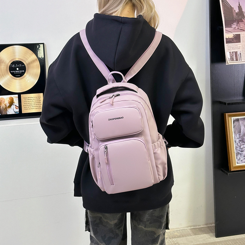 The new chest bag, casual couple bag, trendy brand, can be used as a single-shoulder bag or a double-shoulder bag, cross-border water-resistant crossbody bag Specification drawing
