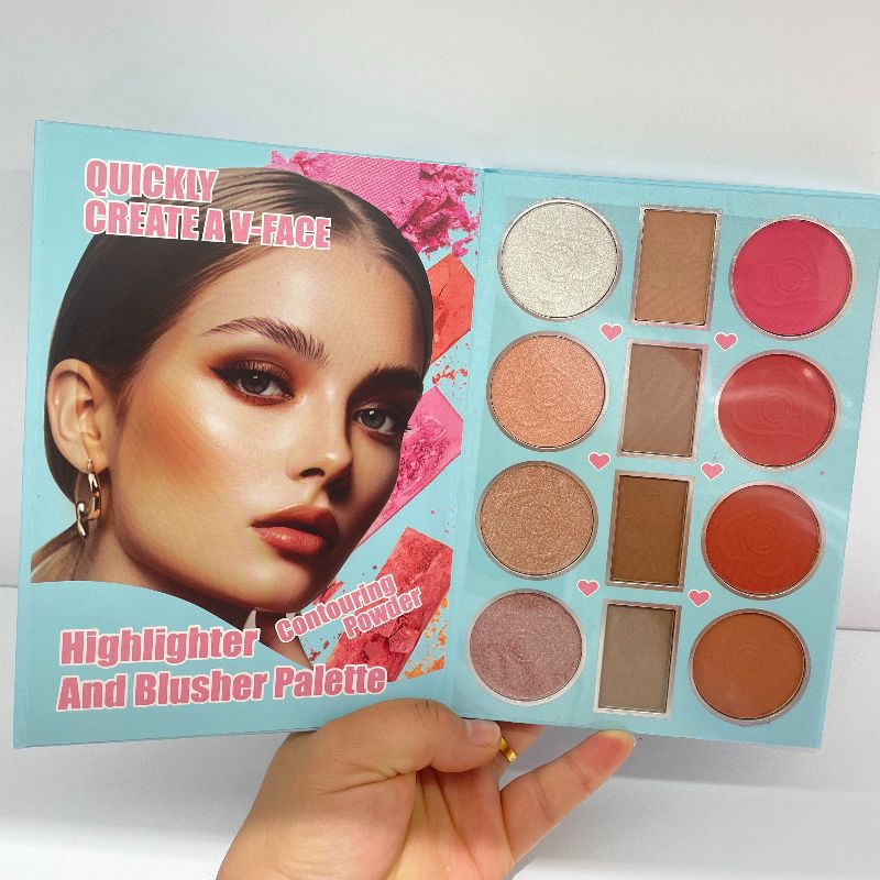 Eyeshadow Cardboard Eyeshadow Book Eyeshadow Book eye shadow Multiple colors pic 5