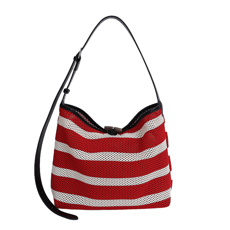 Ladies' tote bag: A unique, fashionable, casual and stylish 2025 new style, simple and stylish summer hand-held shoulder bag Item Picture