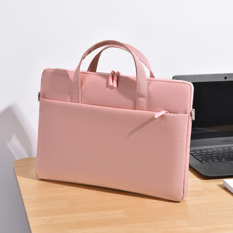 The 2023 new laptop bag is suitable for women, featuring an Apple 14-inch and 15.6-inch airbag shockproof laptop shoulder bag for men details Picture
