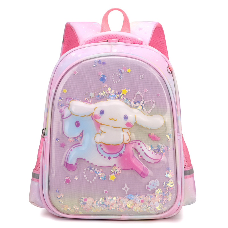 Children's schoolbag cartoon Kulomi Kindergarten backpack for reducing burden and protecting spine, middle and senior class girls' backpack for preschool class Item Picture
