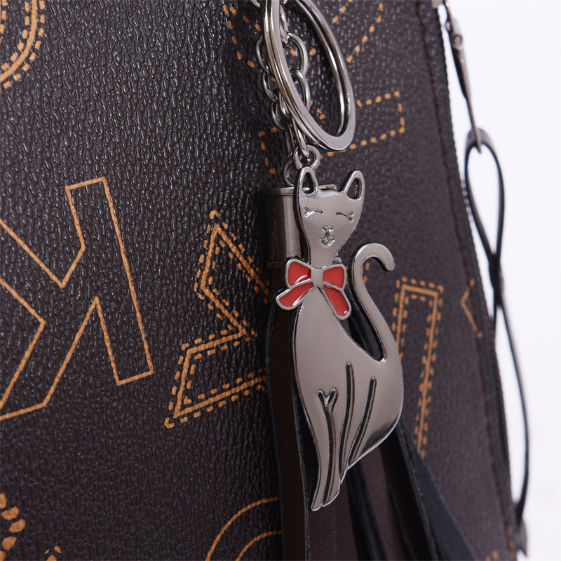 Cross-border foreign trade large-capacity women's bag 2024 New style mother and child multi-piece set Women's bag letter women's single-shoulder handbag Specification drawing