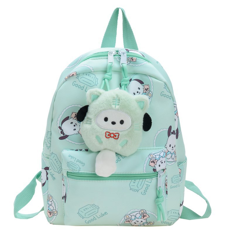 New cute cartoon bag, parent-child casual and trendy backpack, kindergarten children's small schoolbag, girls' travel backpack Application Scenario