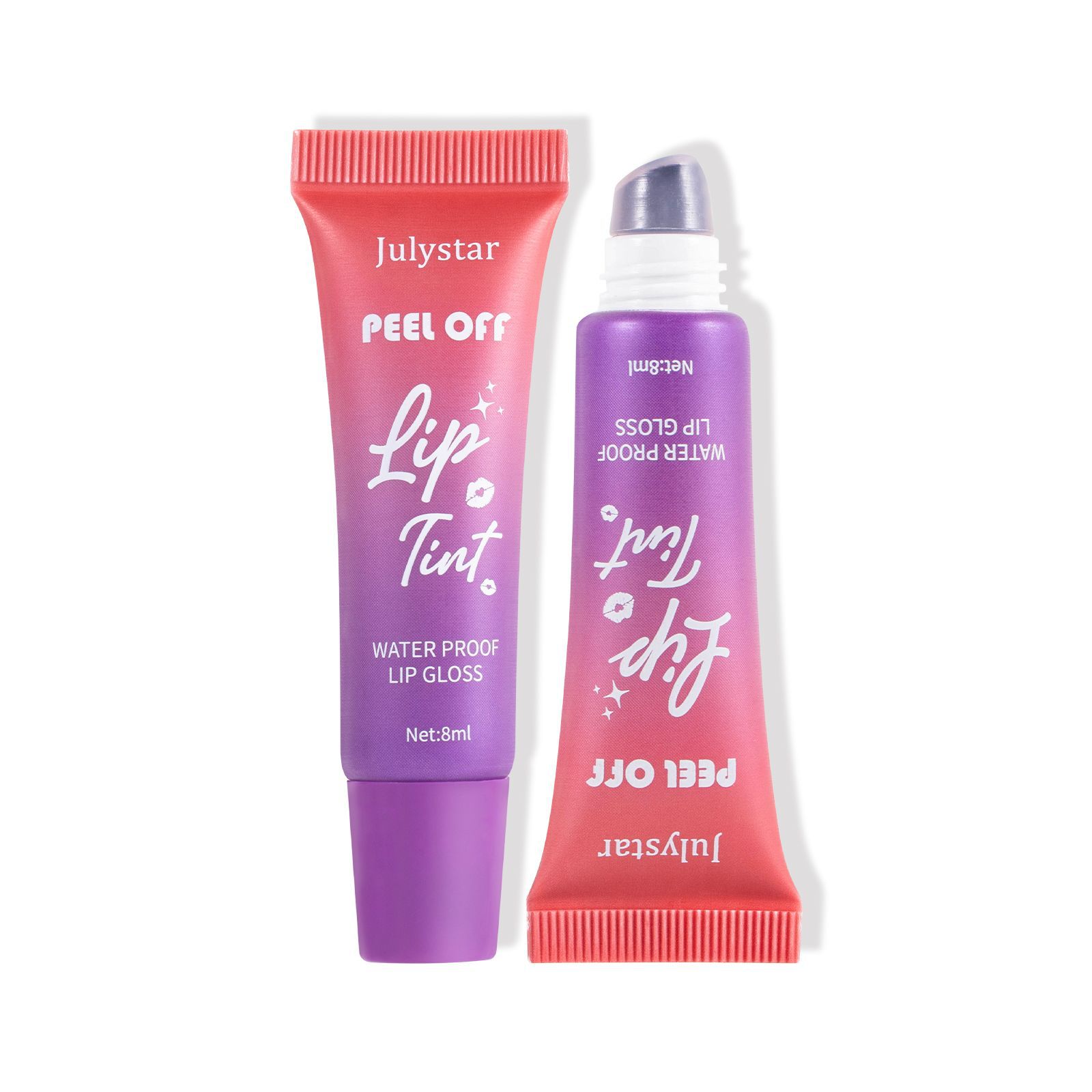Julystar Lip Makeup Fruit-flavored peel-off Lip Gloss Matte and glossy base color peel-off lipstick Item Picture