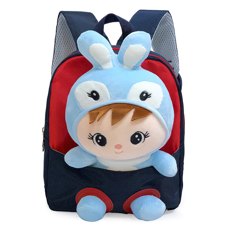 New children's kindergarten schoolbags for boys and girls, cute, lightweight mini backpacks, cartoon plush toy backpacks Item Picture