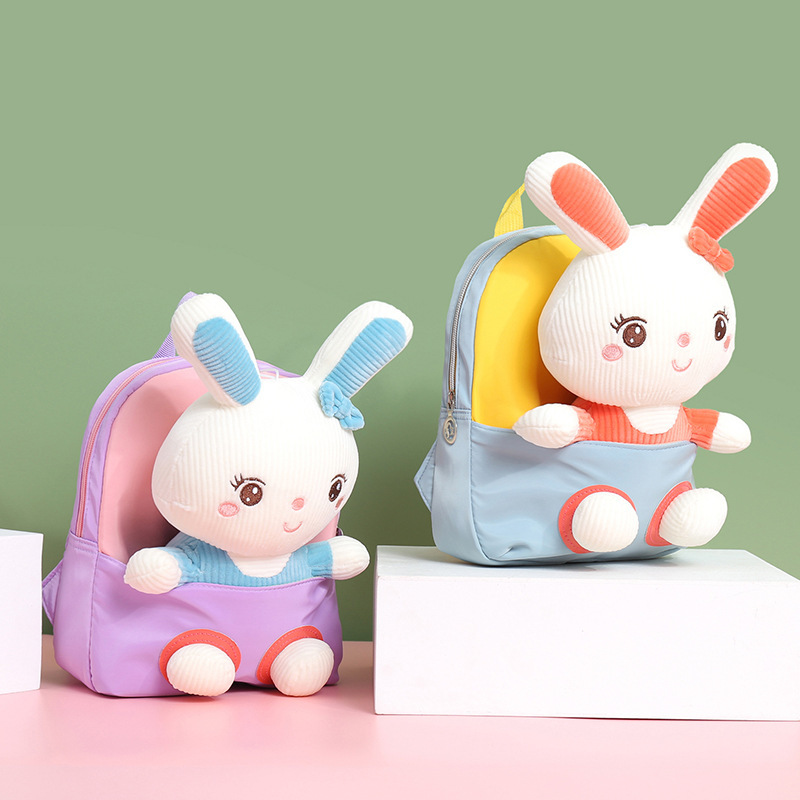 2021 New Cartoon plush children's small backpack, lightweight schoolbag for kindergarten babies, and backpacks for boys and girls traveling Application Scenario