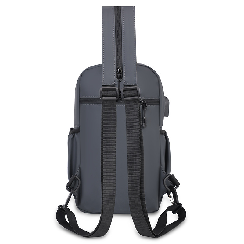 New men's chest bag that can be carried on both shoulders or one shoulder, large-capacity backpack, casual travel backpack, business fashion and commuting bag Application Scenario