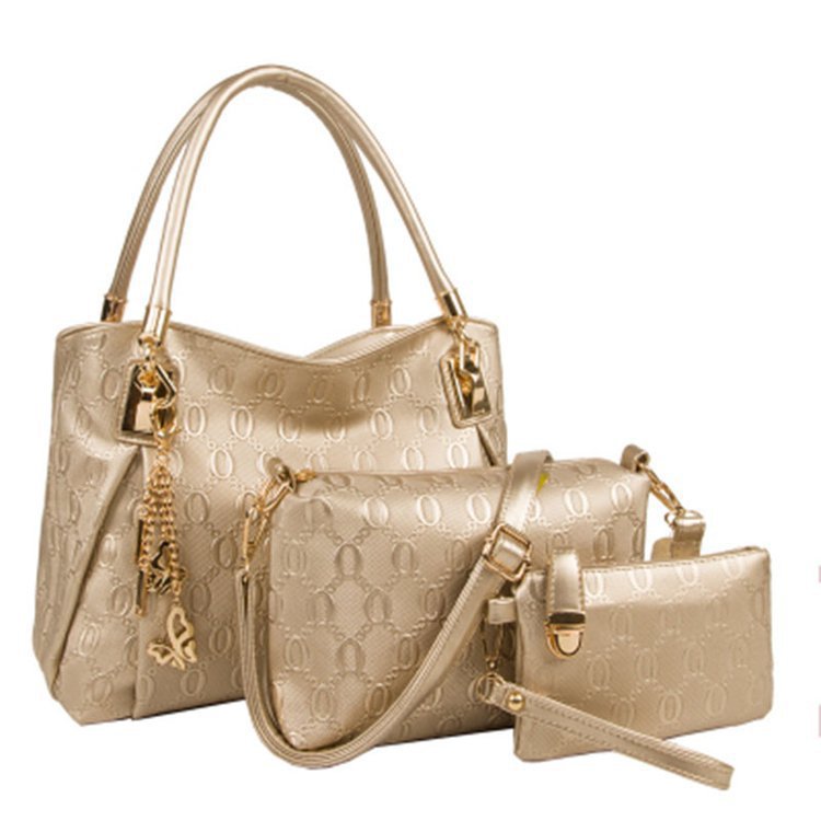 European and American mother-and-child bags, single-shoulder bags, crossbody bags, handbags, three-piece sets, women's bags, trendy cross-border one-piece delivery worldwide full figure