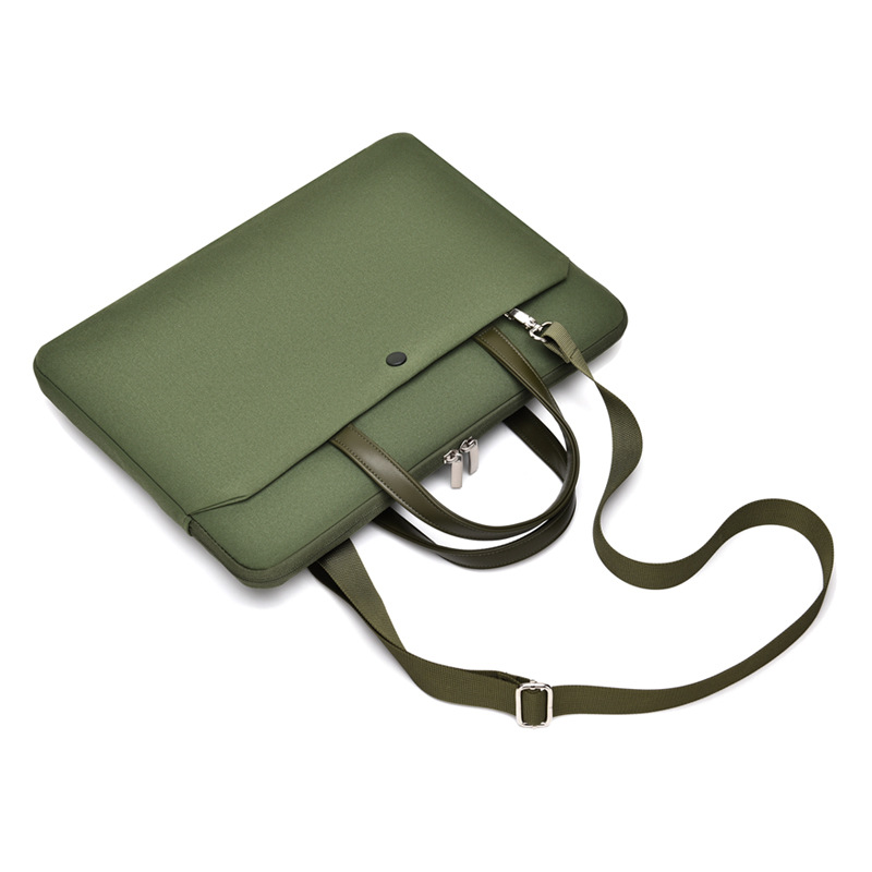 Thin and light laptop bag for women, 14-inch and 15-inch, suitable for Apple and Huawei laptops. Single-shoulder bag for men, with logo printing Application Scenario