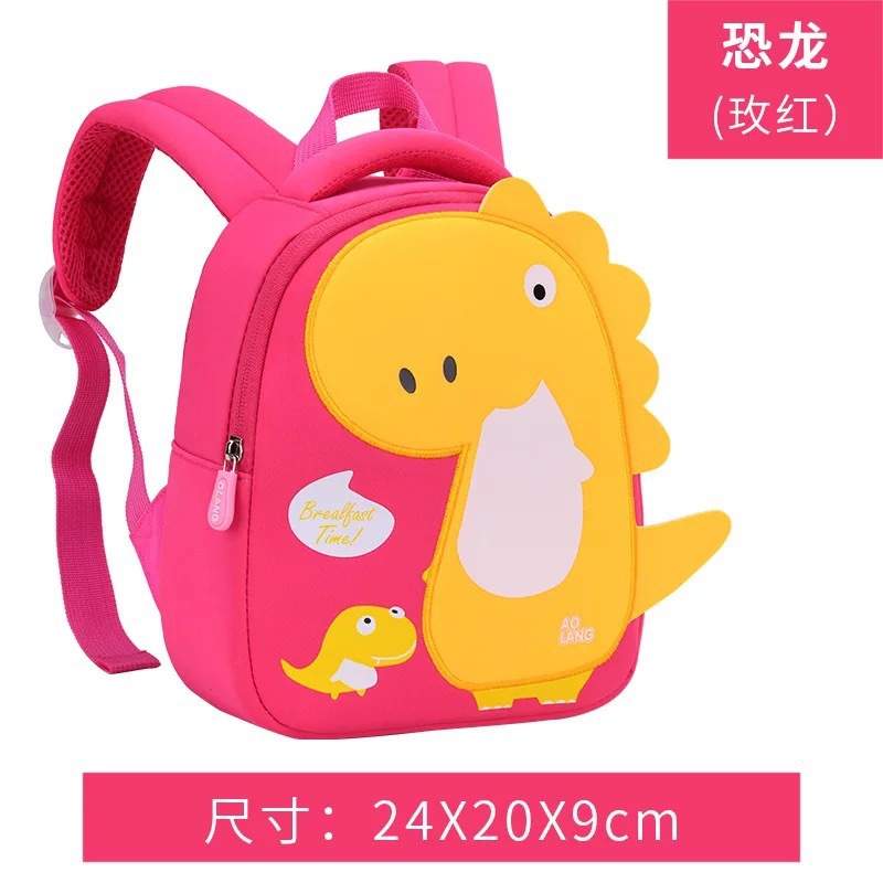 New dinosaur children's bags, diving materials, kindergarten schoolbags, cartoon and cute girls' schoolbags, student backpacks, boys' bags Application Scenario