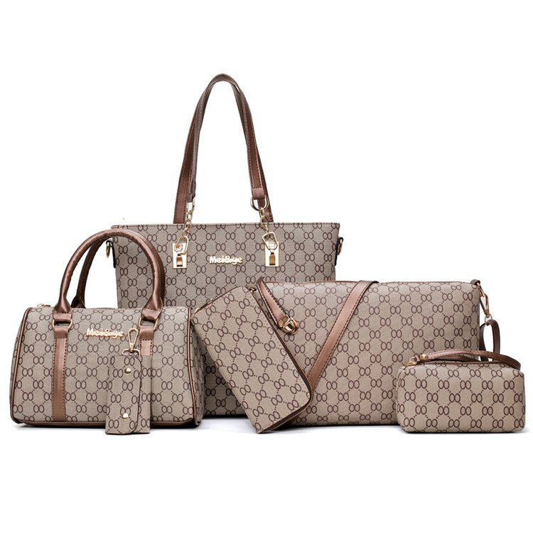 New multi-piece set of printed mother-and-child bags, trendy cross-border women's bags, crossbody single-shoulder bags, one-piece consignment Specification drawing