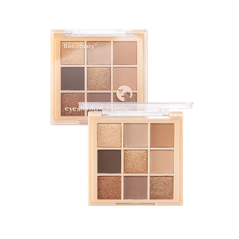 DoDiary, a domestic nine-color eyeshadow palette, is a perfect choice for students with a lustrous, shiny, matte and bright ground color palette at an affordable price Item Picture