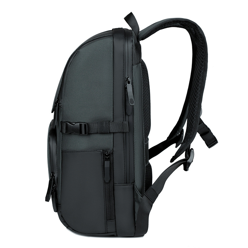 High-end men's and women's large-capacity travel, business and mission backpacks, laptop bags, waterproof college student schoolbags details Picture