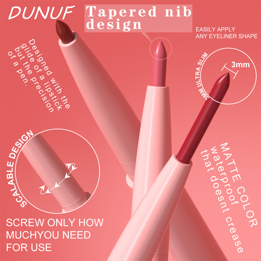 Check out DUNUF 12-color easy-to-color velvet matte lip liner pen! Disclaimer for links Application Scenario