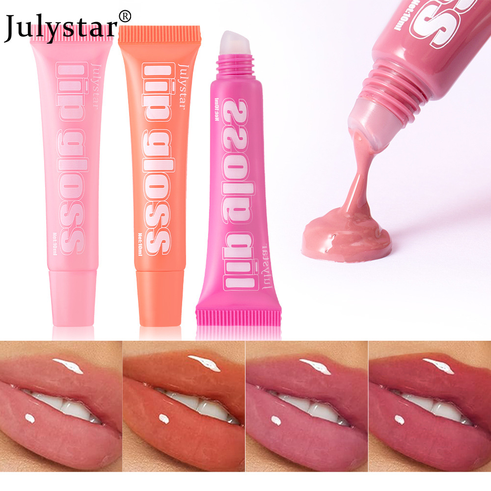 Julystar Fruit-Flavored Long-lasting Moisturizing Lip Gloss, Lustrous and Transparent 8-piece set, Lip Moisturizing Cream, Wholesale Lip makeup details Picture